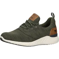 Mustang Halbschuhe Halbschuhe Kunstleder/Textil - Dunkelgrün,Braun - 41