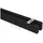 Interdeco GARDINENSTANGE INNENLAUF Smartline Paxo 280 cm (geteilt in 2 x 140 cm), 2-läufig, 14x35 mm Schwarz