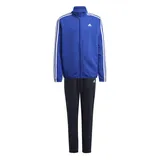 Adidas Jungen FITTED TRACKSUIT, semi lucid blue/WHITE, 7-8 Years