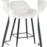 CLP Barhocker Gibson 76 cm cremeweiß