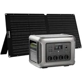 ALLPOWERS R2500 V2 1920Wh Solargenerator mit Solarpanel 100W, 4 x 2500W AC Ausgänge (5000W Spitze), Tragbare Powerstation mit Solar Panel für Stromausfall, Camping, Wohnmobil, Wohnwagen und Notfälle