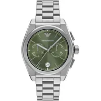 Emporio Armani Chronograph AR11640, Armbanduhr, Herrenuhr, Edelstahlarmband, analog, Tag,