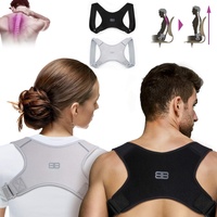 Back Bodyguard Haltungskorrektur - Innovativer Rücken Geradehalter für eine aufrechte Körperhaltung - Posture corrector - Gerader Rücken ,Grau,L
