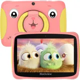 Blackview Tab 3 Kids Tablet Android 13 Kinder Tablet 7 Zoll Display 4GB RAM 32GB ROM, 3280mAh, Tablet für Kinder mit Tragbarem Griff und Sturzsich... - Rosa