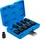 BGS Kraft-Steckschlüssel-Einsatz-Satz Sechskant Antrieb Innenvierkant 12,5 mm SW 10 - 24 mm 10-tlg.