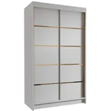 Mirjan24 Schiebetürenschrank, Weiß,