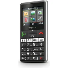 Emporia PURE-LTE, Seniorenhandys, Schnelle Hilfe, Hörgeräte kompatibel - Schwarz