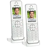 AVM 2x Schnurloses Telefon »FRITZ!Fon C6« weiß weiß