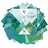 Clairefontaine Origami Faltblätter Floraler Chic 15 x 15 cm 60 Blatt