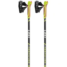 Leki Response Stöcke - Dark Anthracite / Black / Lime / White - 130 cm