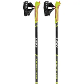 Leki Response Stöcke - Dark Anthracite / Black / Lime / White - 130 cm