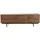 miliboo Manny TV-Lowboard 0 cm Nussbaum Schwarz/Holz, Metall