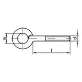 F. REYHER Nchfg. GmbH & Co. KG Gewindeöse M6x20 Edelstahl A2 blank