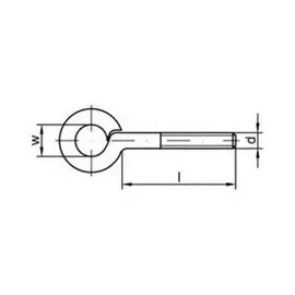 F. REYHER Nchfg. GmbH & Co. KG Gewindeöse M6x20 Edelstahl A2 blank