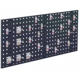 Kappes Lochplatten-Einsteigerset 1 Lochplatte 1000x450 mm Stahl anthrazitgrau