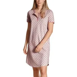 Calida Lovely Nights Sleepshirt Rosa Muster Baumwolle Large Damen