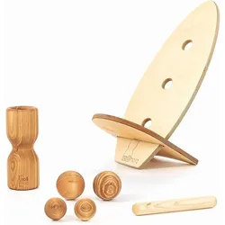 Balance Board Set groß Esche helles Brett Handmade in Germany - ROLLHOLZ EINHEITSGRÖSSE