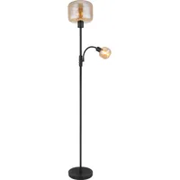 GLOBO Globo, Stehlampe, Stehleuchte Giuseppe schwarz matt 1xE27 E27)