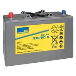 Exide Sonnenschein Solar S12/90 A Blei-Gel Batterie 12V 90Ah