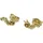 GALLAY Ohrstecker Wurm gold 9Kt 4x8mm