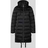 Monari Steppmantel mit Kapuze, Black, 34