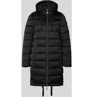 Monari Steppmantel mit Kapuze, Black, 34