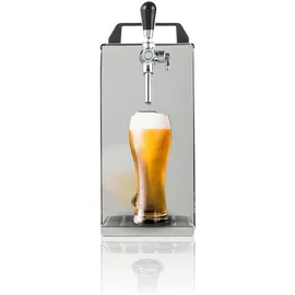 ich-zapfe Zapfanlage, Bierzapfanlage PYGMY 25/K mit Membranpumpe, 1-leitig Trockenkühlgerät aus Edelstahl, 35 Liter/h, Green Line