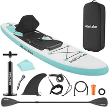 Tectake Stand-Up Paddle Board 288 x 77 x 22,5 cm blau