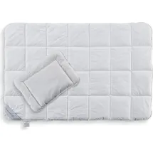 Betten-ABC AKTION - Bettenset für Babys- und Kinder mit Karo-Steppung, 100x135 cm und 40x60 cm