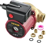 Vevor Umwälzpumpe Wasserpumpe 50 L / Min 220 V, Wasserpumpe Hochdruckmembran 6 m, Erhöhungspumpe mit Leisem Betrieb und Drei-Gang-Zyklusschalter, für Stadtgebäude, Häuser