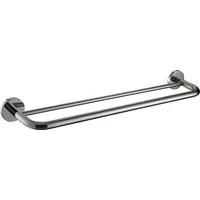 KWC AR Doppelhandtuchstange, FIRMUS, Edelstahl, 600x60x200 mm, AP, hgl