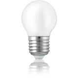 Hellum E27 Glühbirne LED mit 2,5 Watt und 250 Lumen, Glühbirne E27 LED warmweiss mit 2700 Kelvin, LED Birne matt, Leuchtmittel Ersatz für 25 Watt Glühbirne E27, G40 LED Birne 209204