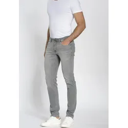 5-Pocket-Jeans GANG "94NICO", Herren, Gr. 36, Länge 34, grau (grau vint karma), Denim/Jeans, Obermaterial: 98% Baumwolle, 2% Elasthan, casual, slim fit, Jeans, in zwei verschiedenen Beinlängen im 5-Pocket Style