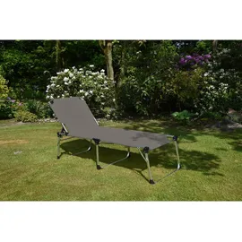 Garden Pleasure ABACO Sonnenliege 214 x 70 x 0 cm Anthrazit
