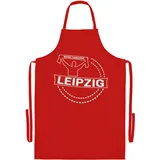 multifanshop Grillschürze - Leipzig - Meine Fankurve - Druck weiß - Schürze