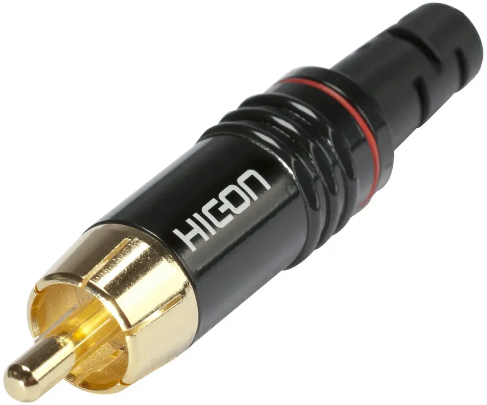 HICON Cinch Stecker HI-CM06-RED
