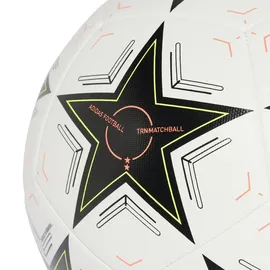 adidas UCL 24/25 League Phase Trainingsball White / Black / Platinum Metallic / Team Solar Yellow 5