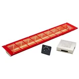 Infraworld Infrarotkabine Infraworld VITALlight-IPX4 Infrarotstrahler-Set 500W Ecke rot mit