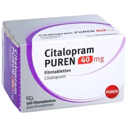 Citalopram Puren 40 mg Filmtabletten 100 St