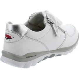 Gabor Damen Low-Top Sneaker, Frauen Halbschuhe 7 - Weiß