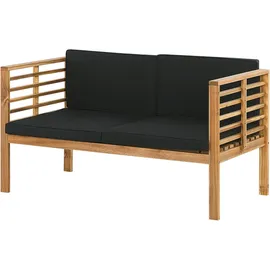Beliani 4-Sitzer, LOUNGE SET Akazienholz Hellbraun, Pacific