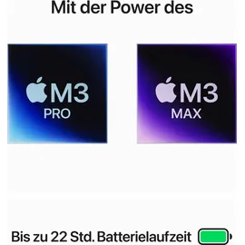 Apple MacBook Pro M3 2023 16" M3 Pro 18 GB RAM 512 GB SSD 18-Core GPU Space Schwarz