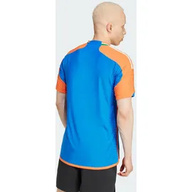 adidas India Cricket T20I Trikot Dark Blue / True Orange XS