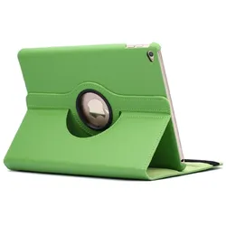 Schutzhülle für iPad Air 2 9.7 Tablet Hülle Schutz Tasche Case Cover Grün 360 Grad drehbar Rotation Bumper