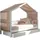Home Affaire Hausbett Forrest 90 x 200 cm Buche massiv weiß lackiert