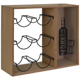 Hti-Living Weinregal mit Korken-Sammler