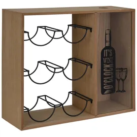 Hti-Living Weinregal mit Korken-Sammler