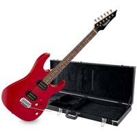 Shaman Element Series HX-100 RD E-Gitarre Satin Red Set inkl. Koffer