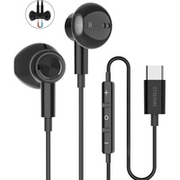 USB C Kopfhörer, Kopfhörer USB C, In Ear Magnetische USB Typ C Ohrhörer mit Mikrofon und Lautstärkeregler Kompatibel mit Samsung S20 S21 Note 20, Pixel 3/4/5, One Plus