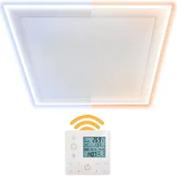 Heidenfeld HF-HP500 mit Licht, 390-800Watt, 3-20m2, Fernbedienung, LED-Rahmen (390